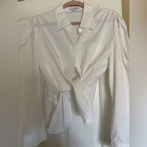 INTERMIX White Crop Top